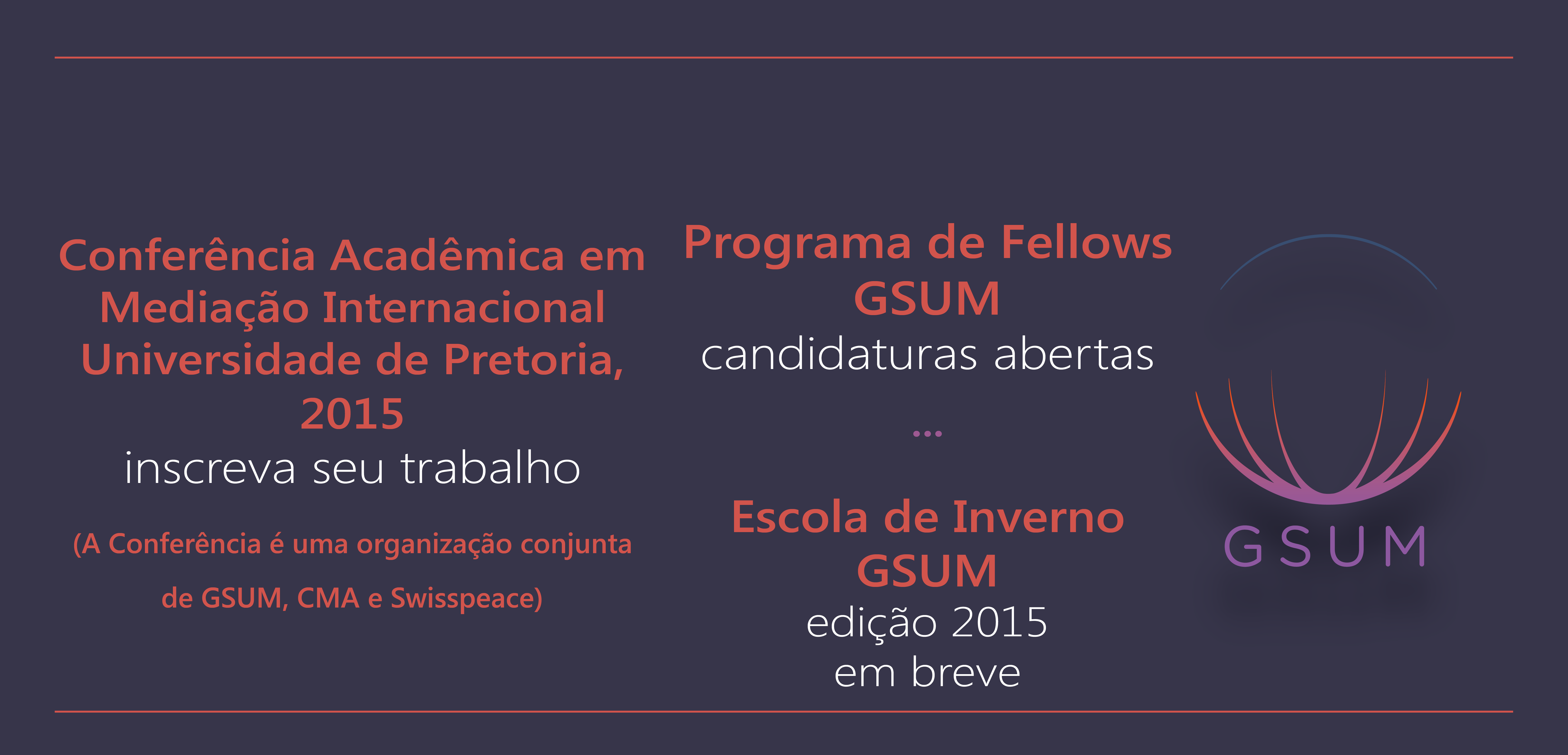NOTÍCIAS DO GSUM - brq